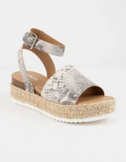 Topic Platform Espadrille Wedge Sandal -Selected Fashion Shoes Store 23498 BGEPYTHN l