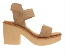 Clue- 3 Wedge -Selected Fashion Shoes Store 28236 734TAUPE l